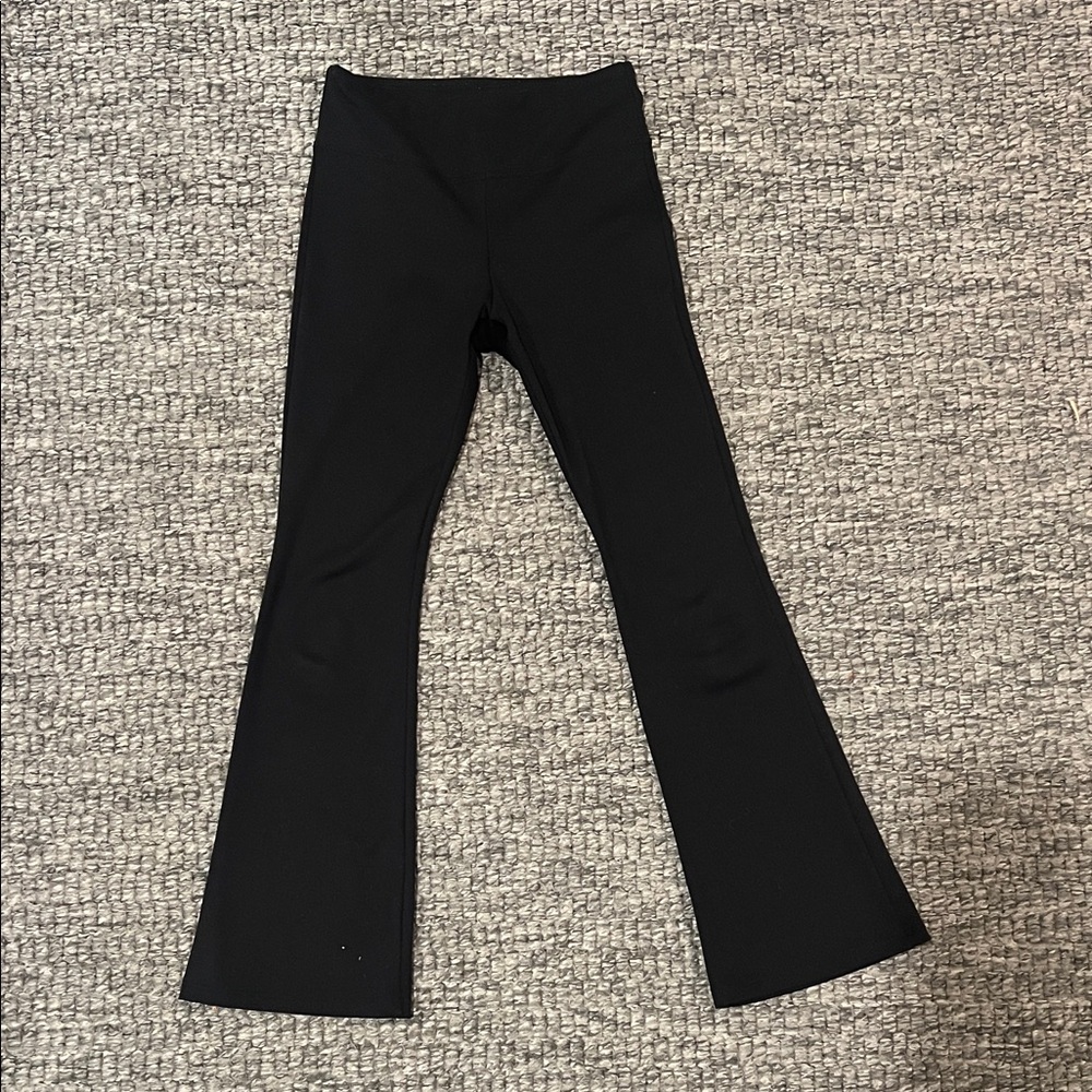 Kids Black Flared Leggings